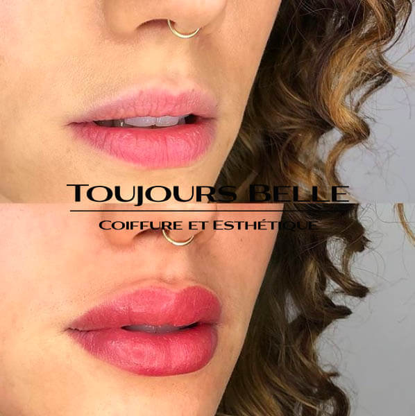 Before and after Lip-blush-ToujoursBelle-salon