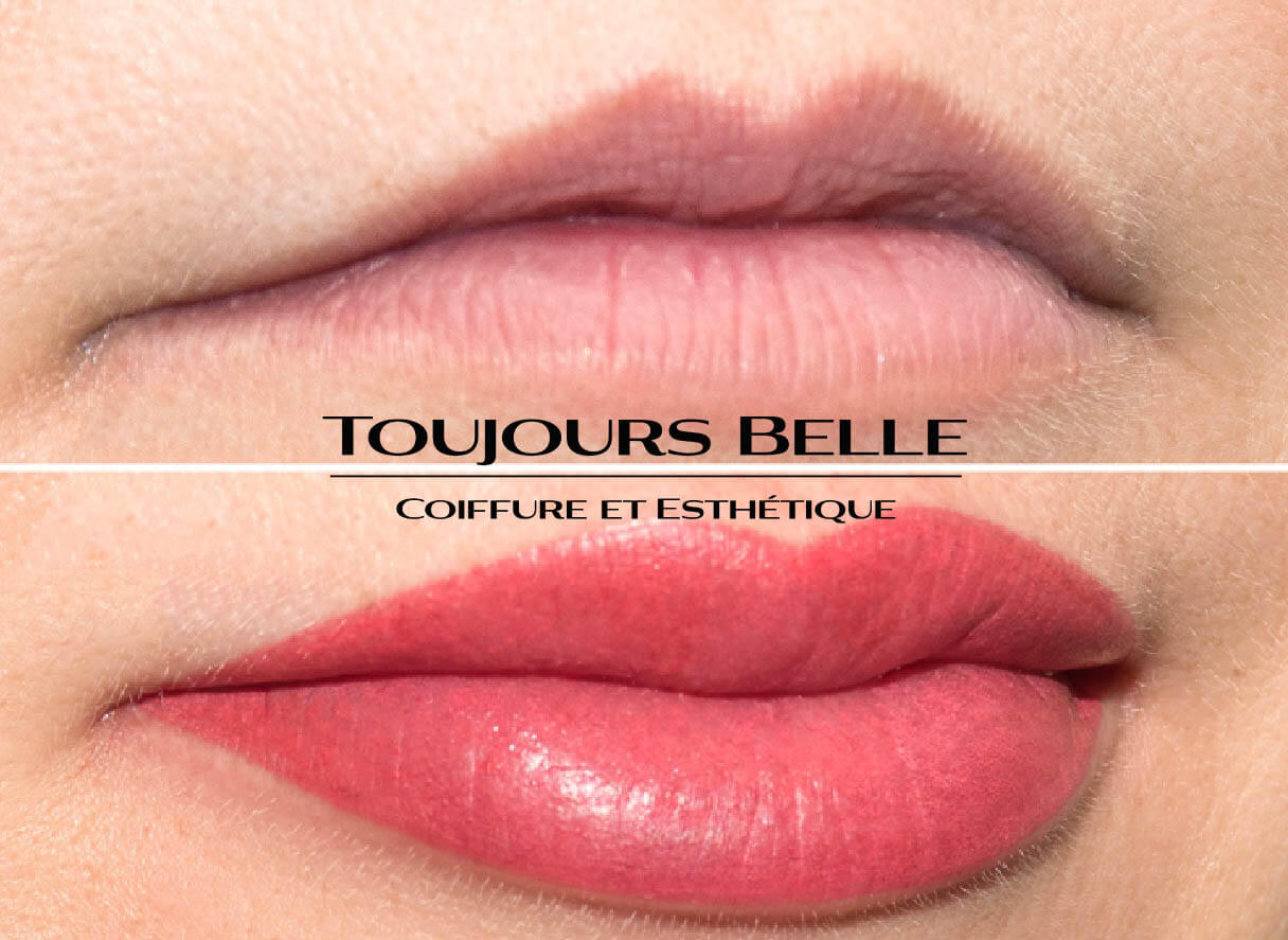 Before and after Lip-blush-salon-ToujoursBelle-MTL