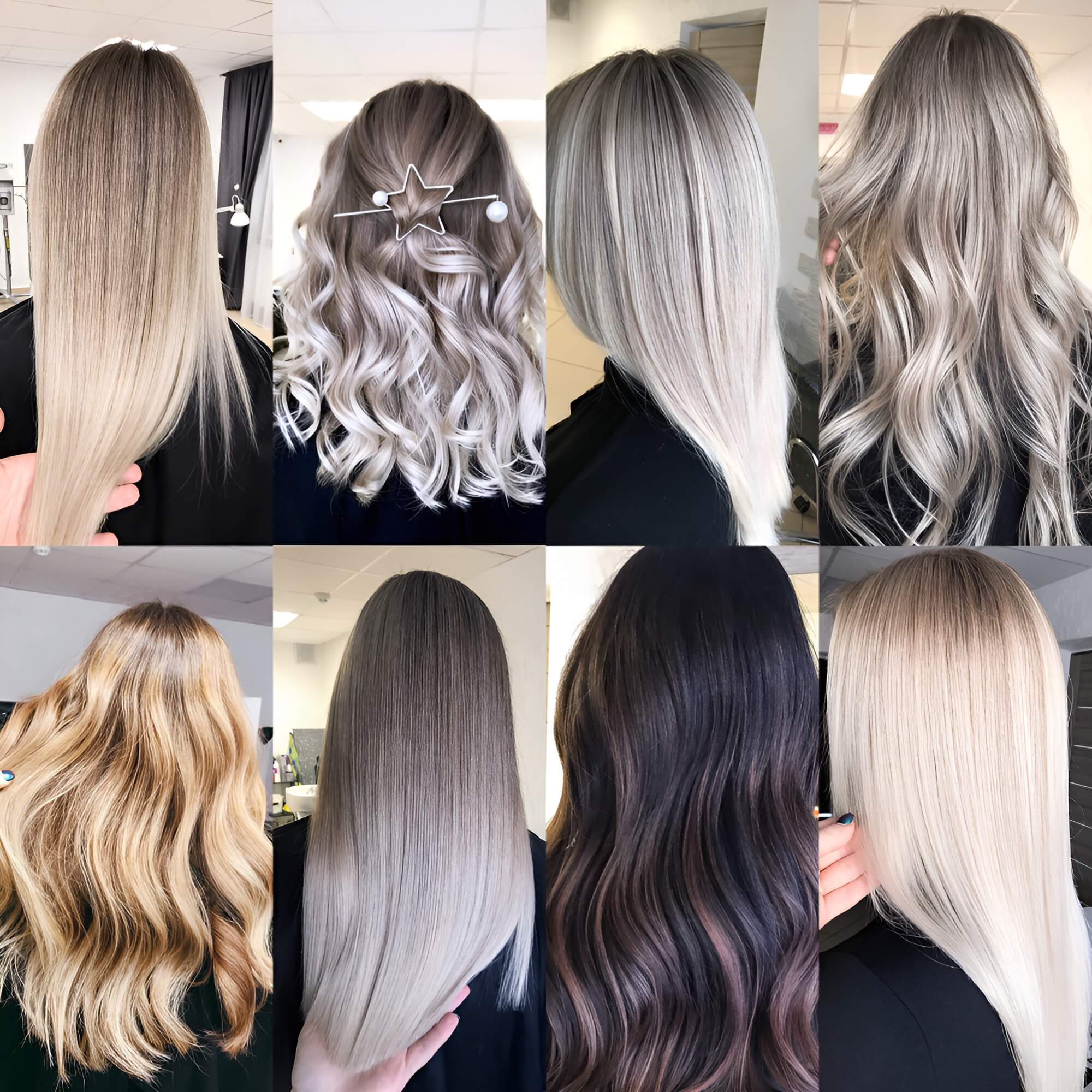 Ombre Balayage different hairstyles